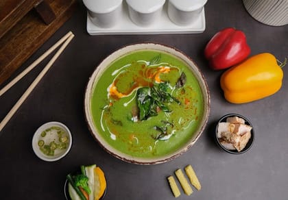 Veg thai green curry