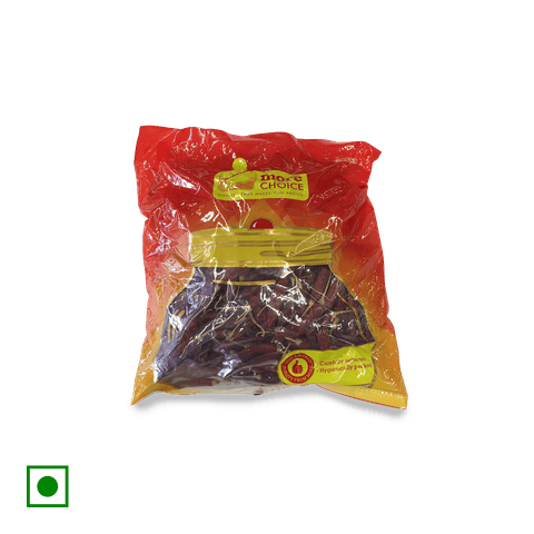 More Choice Chilli red long with stem, 500 gm Pack