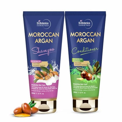 Moroccan Argan Hair Shampoo + Argan Hair Conditioner