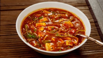 Veg chili paneer gravy (10 pcs)