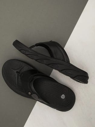 Big Fox - Black Mens Thong Flip Flop - None