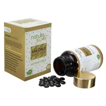 Nature Sure Kalonji Black Seed Extract for Men and Women - 90 Tablets