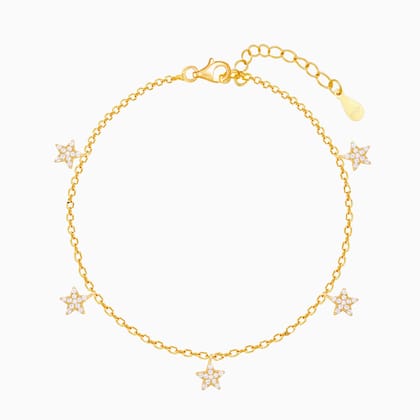 Golden Star Constellation Bracelet