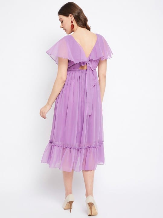 Women Blue Midi Dress