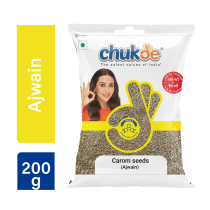 Chukde Spices Sabut Ajwain/ Carom Seeds, 200 gm