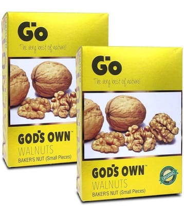 Go Walnut Baker''s Nuts - Small Pieces for Bakery Creations, 500G (250G X 2)