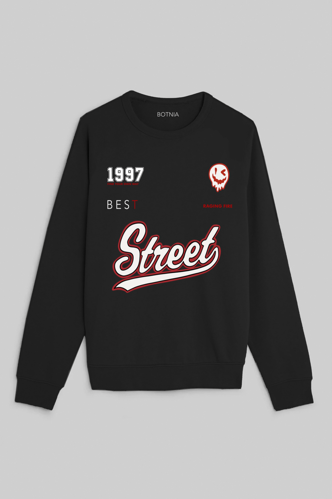 Street- Oversized Sweatshirt-XS