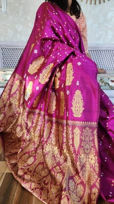 Mulberry Silk Saree/ Assam Paat Silk