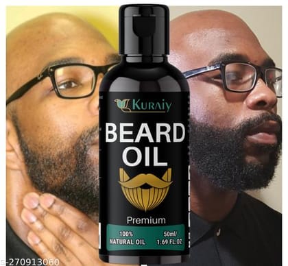 KURAIY Proffesional Smoothening Beard Oil & Wax