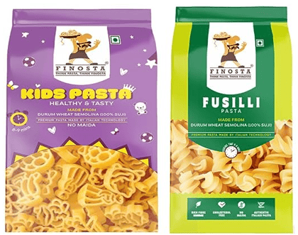 Finosta Fusilli With Kids Pasta, Pack of 2 Combo Pack