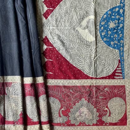Halud ‘Nirjara’ Mata Ni Pachedi Saree-Nirjara