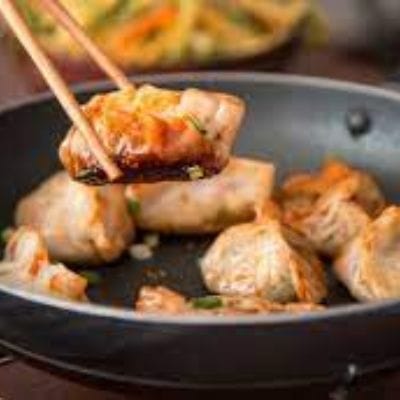 Vegetable Pan Fried Momos