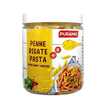 Puramio Penne Rigate Durrum Wheat Semolina Pasta, 600 gm