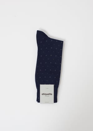 Ball Point Sock-One Size / Blue Dot