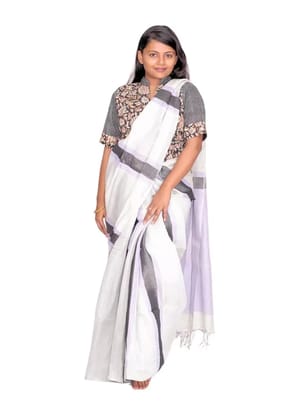Tisser Zari Tissue Silk Saree