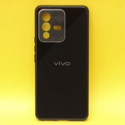 Black camera Safe mirror case for Vivo V23 pro