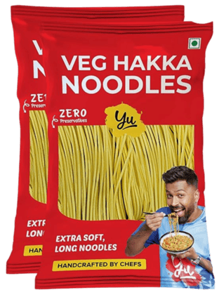 Yu - Veg Hakka Noodles - Extra Long & Extra Soft