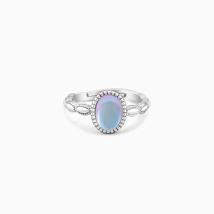 Silver Dreaming in Colours Ring