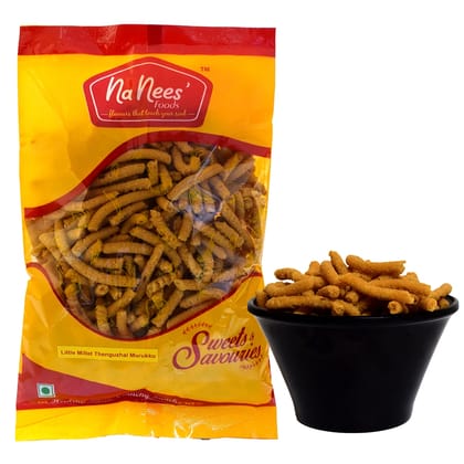 Samai Thenguzhal | Little Millet Sev | 175 g Pack  by NaNee's Foods