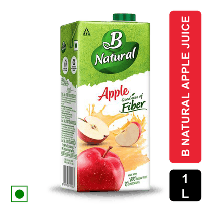 B Natural Apple Juice, 1 L Tetrapack