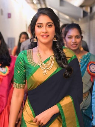 Demanding Black Coloured Casual Wear Chanderi Silk Saree DN KM1031