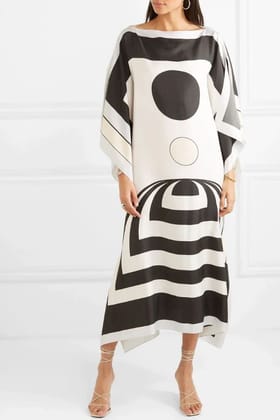 Cosmos Silk Crepe Kaftan