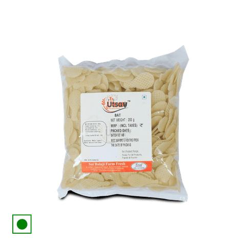 Utsav Bat Fryums, 200 gm Pouch