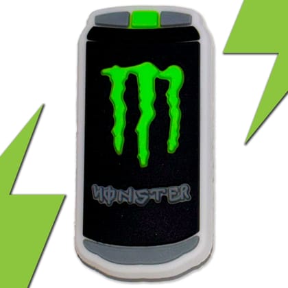 🔋 Energetic Stride: Monster Energy Shoe Charm