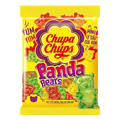 Chupa Chups Panda Bears Jelly Candy, 160 gm