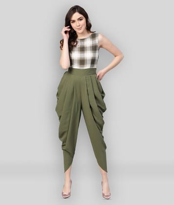 Zima Leto Green Polyester Jumpsuit - Single - XL