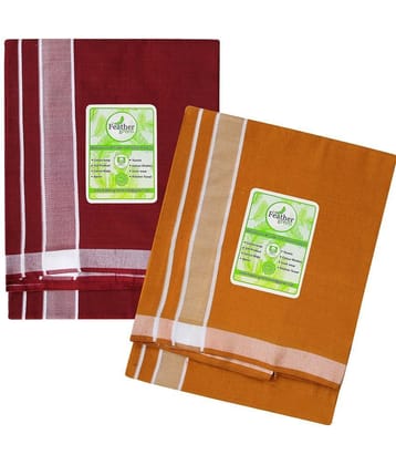 Feather Green Multi Dhoti - Free size