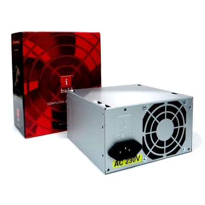 iBall ZPS-450 COMPUTER SMPS (3*SATA, 2*IDE, 8-Pin, 24-Pin)- Grey