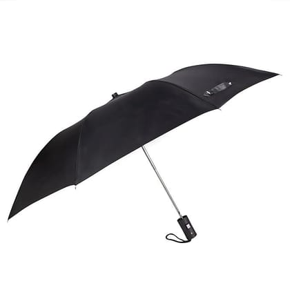 Fendo Katie 2 FOLD AUTO Open 21 Inch Sun And RainProof Mini/Small Umbrella For Men And Women(Black/Mono)
