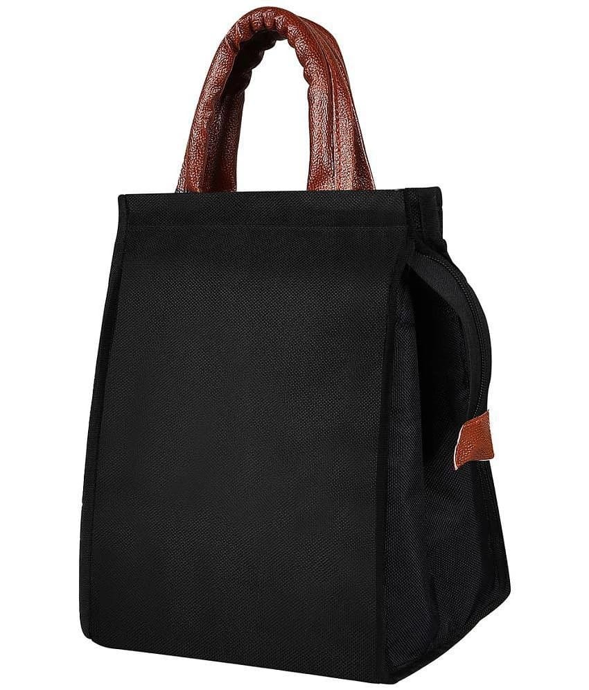 GEEO Black Lunch Bags ( 1 Pc ) - Black