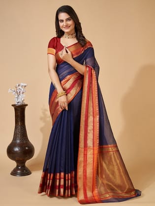 Woven Design Zari Kanjeevaram Saree