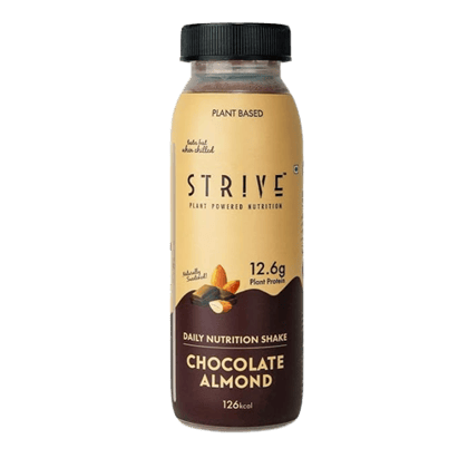 Strive Vegan 12.6g Protein Shake, Chocolate Almond Flavour
