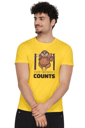 Every Workout Counts-S / Yellow