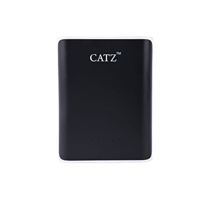 CATZ 10000mAh Power Bank - Black 