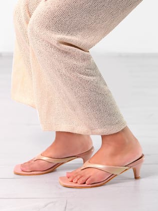 Sloane Beige Kitten Heels-Beige / 35