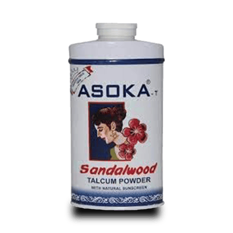Asoka Talcum Powder - Sandal Wood, 70 gm Tin