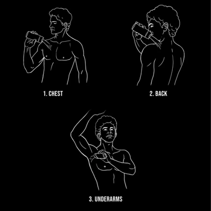 Axe Signature Denim Cologne Talc, 100 gm Bottle