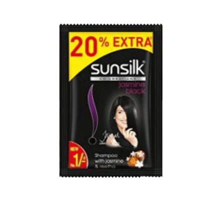 Sunsilk Black Shine Shampoo & Conditioner Twin Sachet 11ml