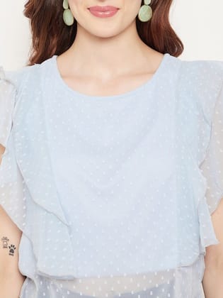 Flutter Sleeve Top