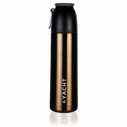 Yacht Vacuum Insulated Hot & Cold Double-Wall Thermosteel Bottle, Shine, Rosegold, 500 ml Flask