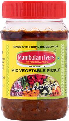 Mambalam Iyers Food Products Mixed Vegetable Pickle (200 g)