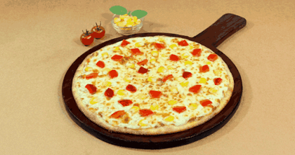 Veggie Delight Pizza [7" Regular] __ Thin Crust