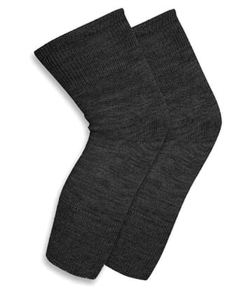 Penyan™ Knee Warmers, Woolen Knee Cap | Unisex | Elastic Support | Fully Stretchable (Grey) - 1 Pair - None