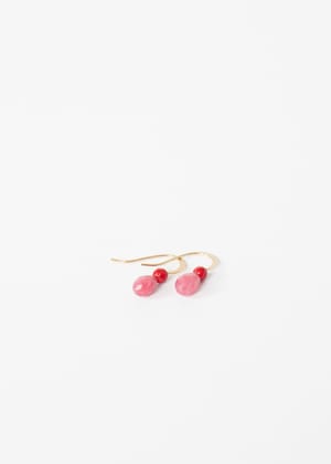 Bi-Goutte Earrings-O/S / Pink