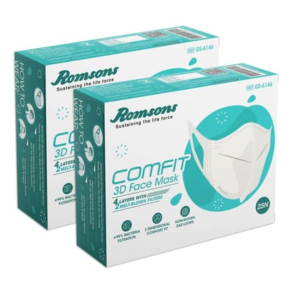 Comfit 3D Face Mask White