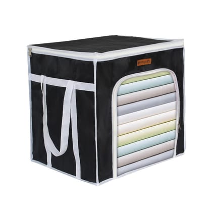 Large Capacity Clothes Storage Bag, 1 Packs Foldable Closet Organizers for Comforters, Blankets, Bedding,-One Size